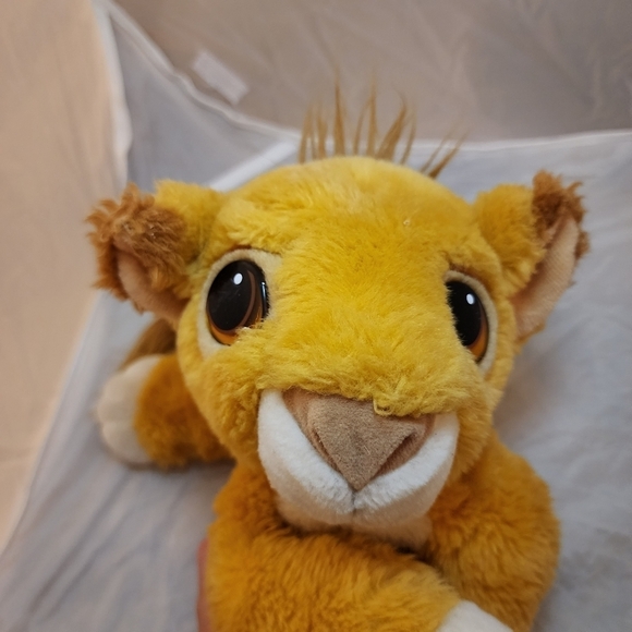 Vintage Mattel The Lion King Floppy Baby Simba 1993 Stuffed Animal Plush Toy EUC - Picture 5 of 10